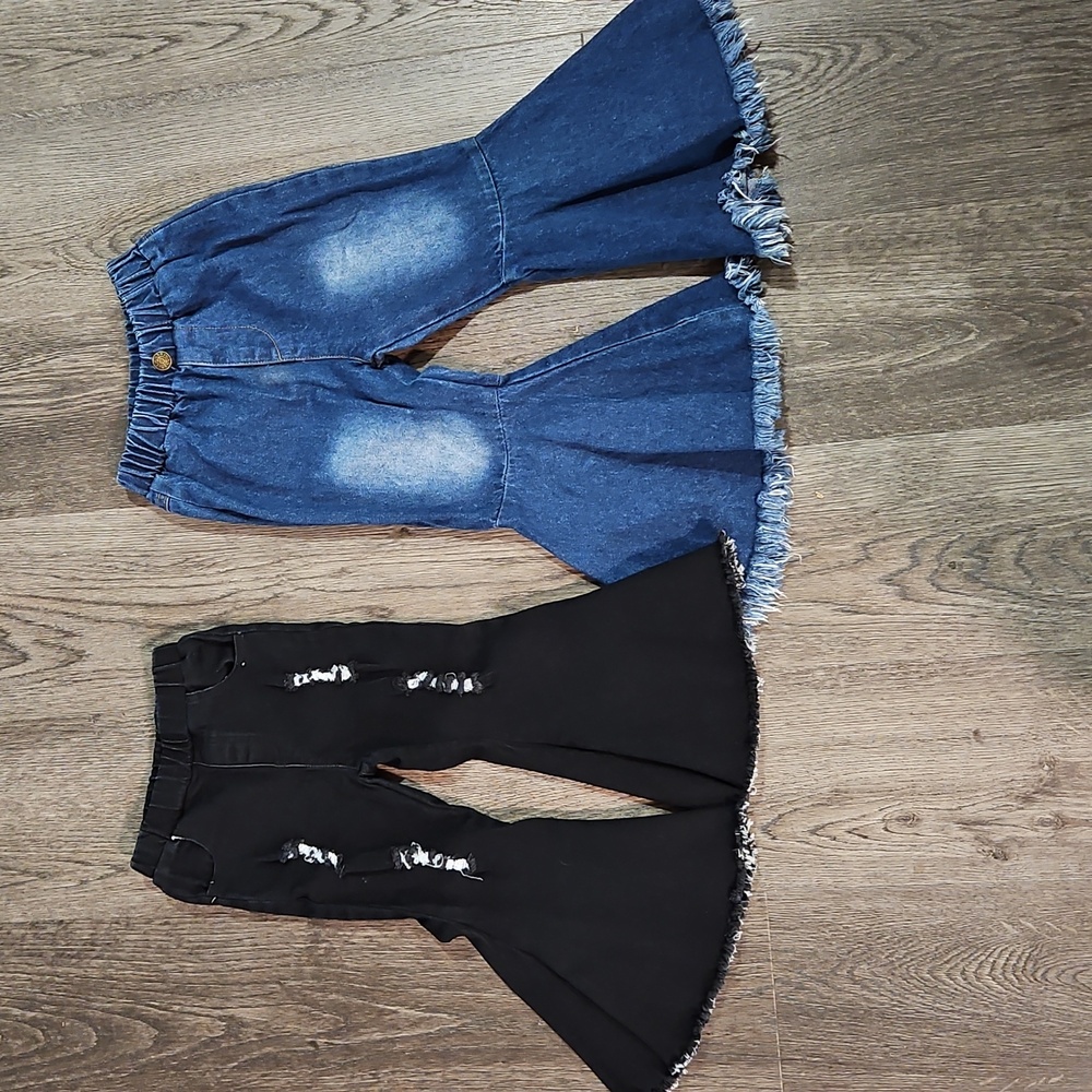 3/4Y Flare Jeans - take both!